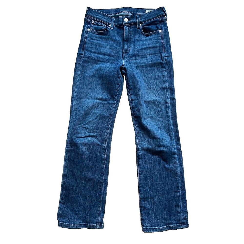 AYR “The Pop” Straight High Rise Stretch Blue Jeans Size 28 - Picture 2 of 8